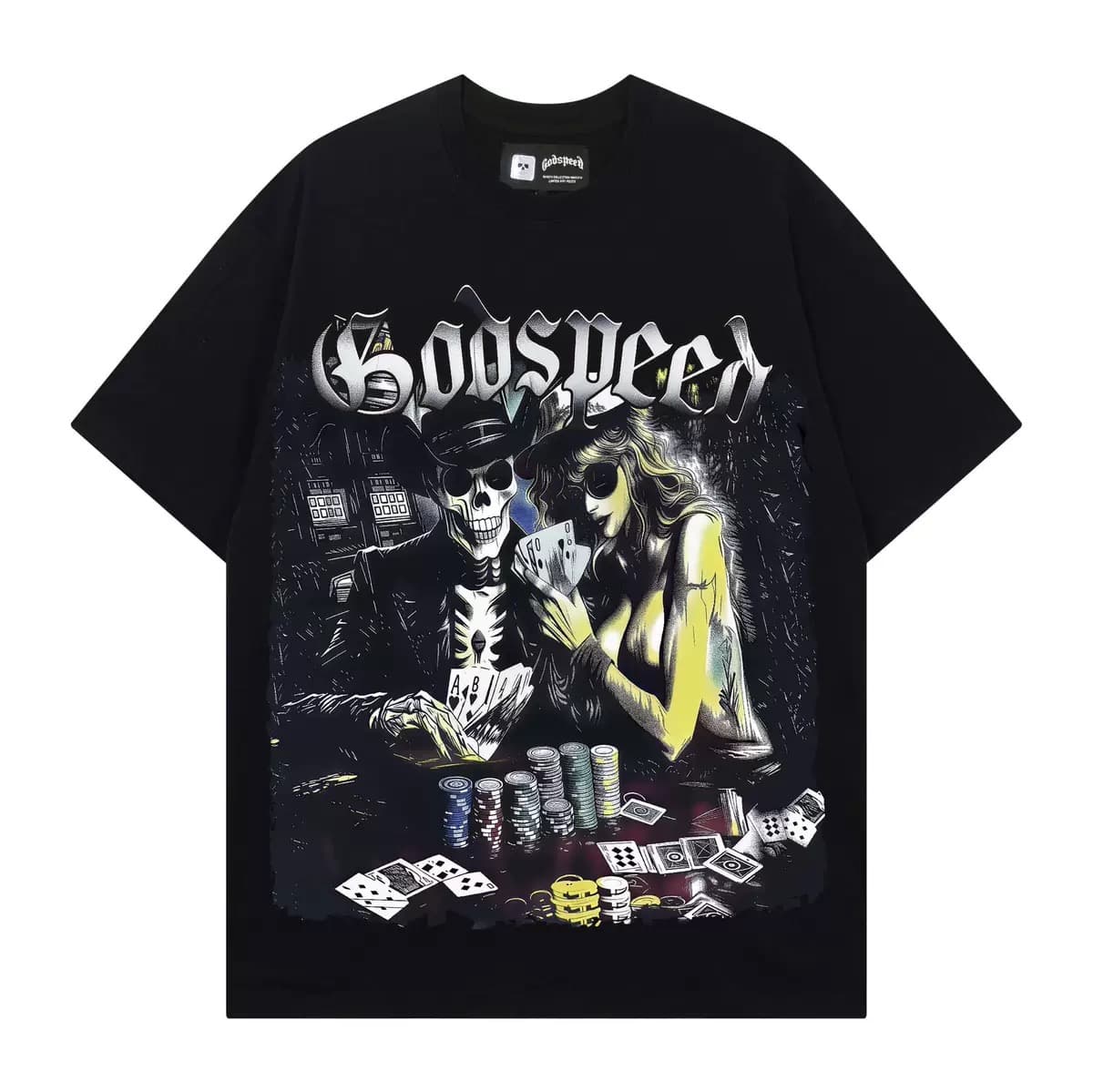 T-shirt Oversize GodSpeed - Deadly Games - Black