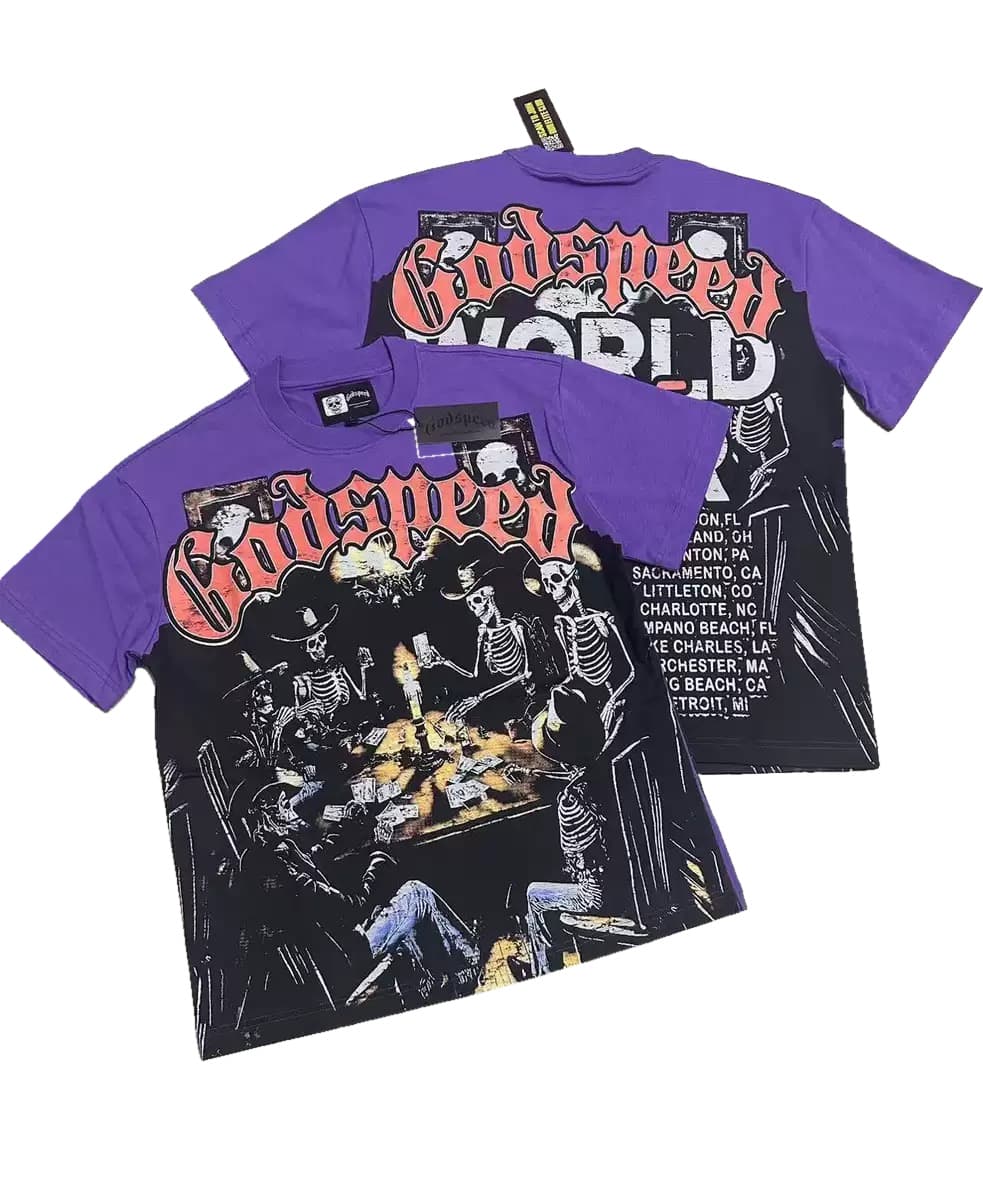 T-shirt Oversize GodSpeed - Godspeed World - Purple