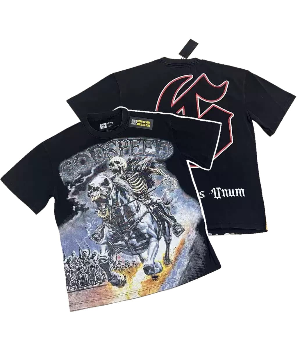 T-shirt Oversize GodSpeed - Memento Rider - Black