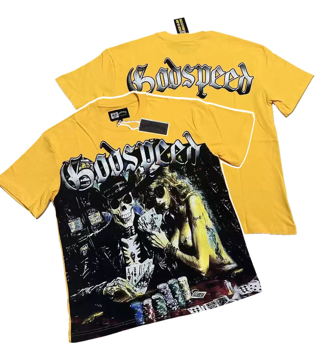 T-shirt Oversize GodSpeed - Deadly Games - Yellow
