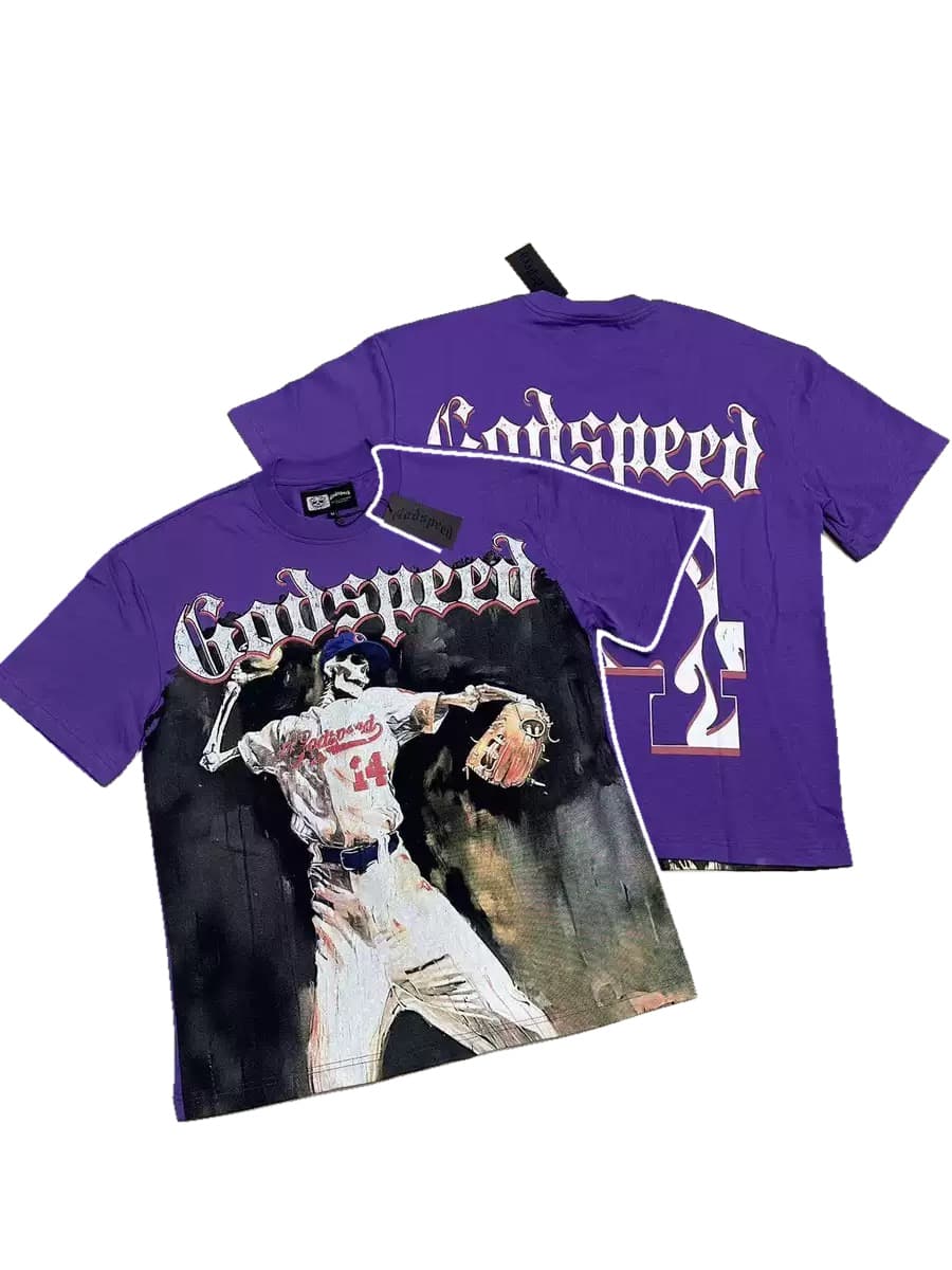T-shirt Oversize GodSpeed - Boxer - Purple