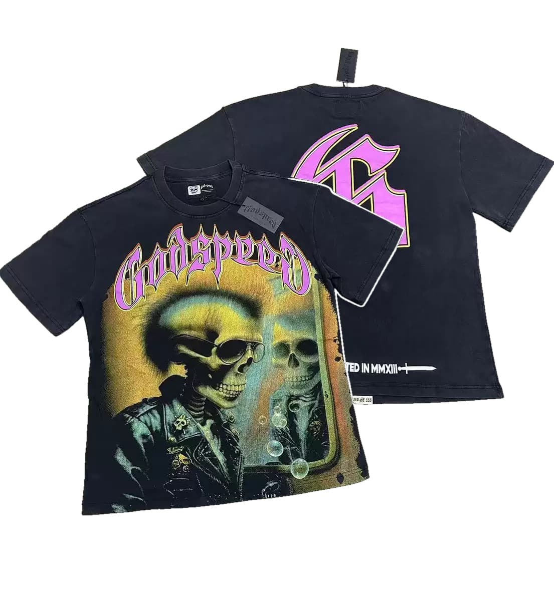 T-shirt Oversize GodSpeed - Memento Alien - Black