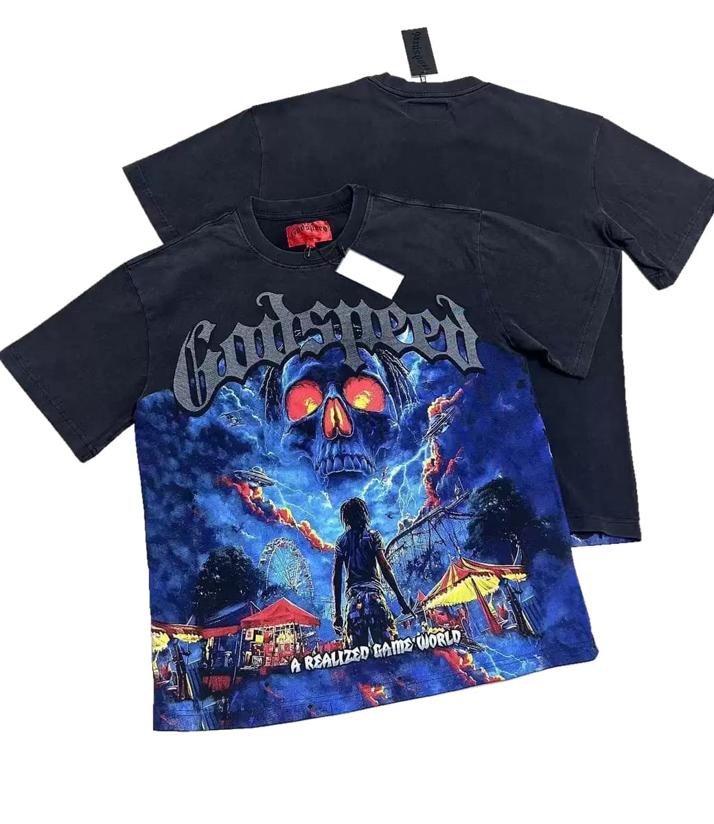 T-shirt Oversize GodSpeed - Reality Beyond - Black