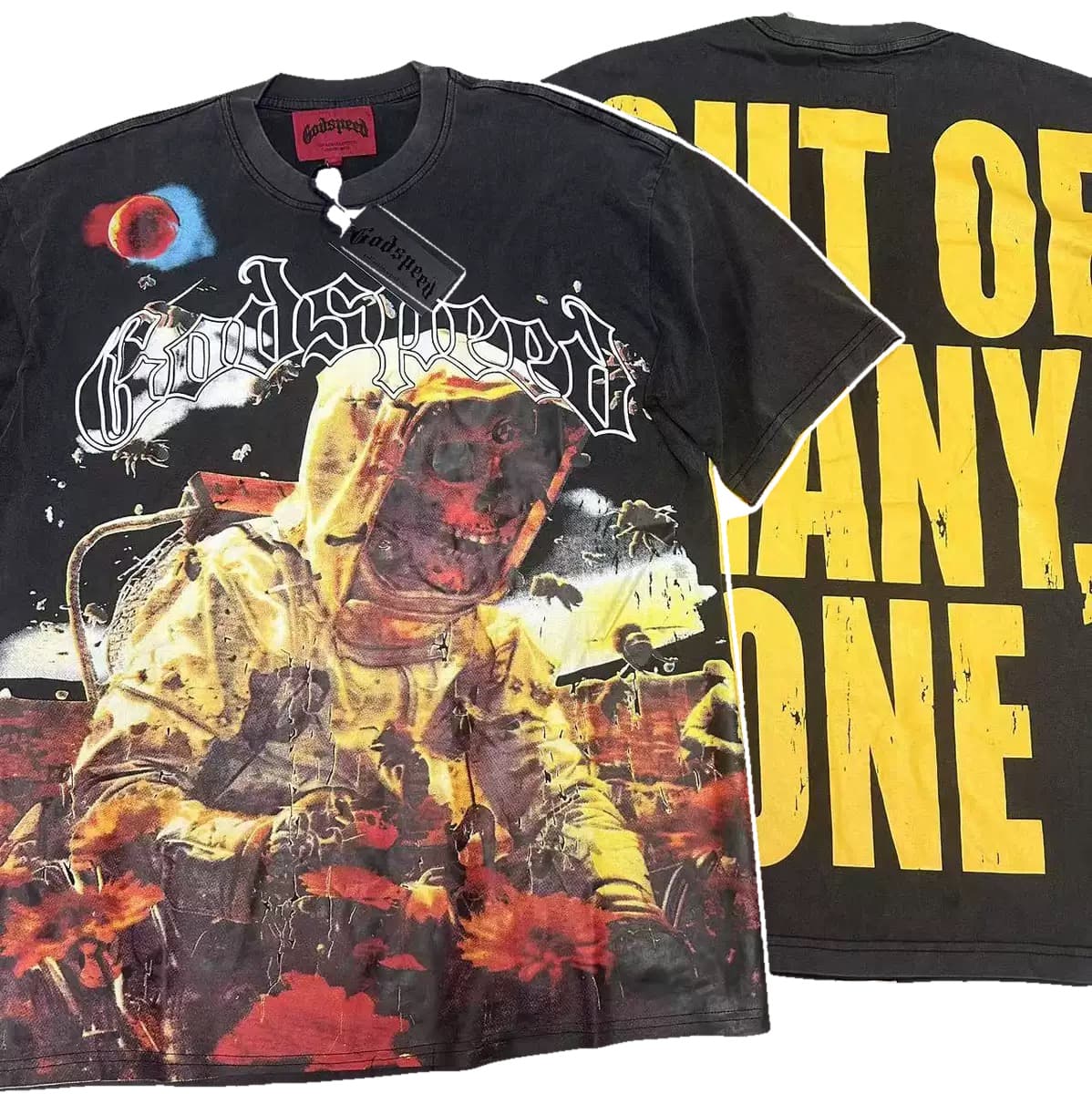 T-shirt Oversize GodSpeed - Inferno Explorer - Black