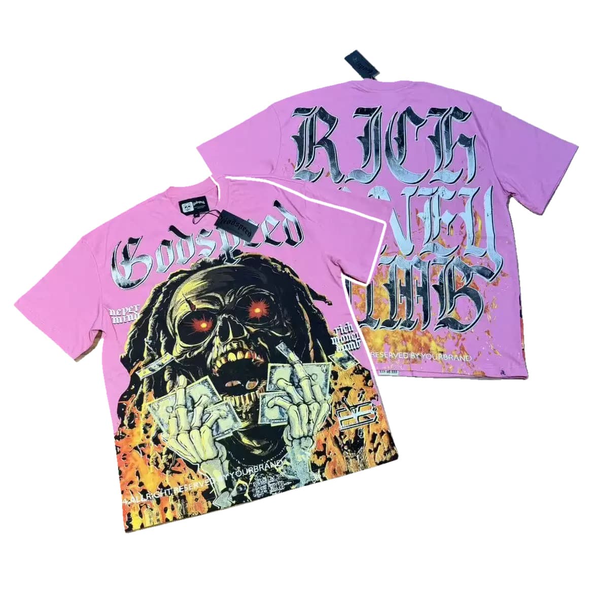 T-shirt Oversize GodSpeed - Righteous Crown - Purple