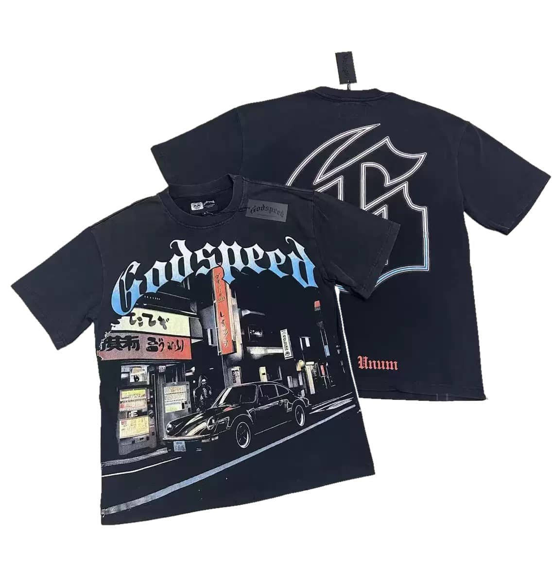 T-shirt Oversize GodSpeed - City Drive - Black