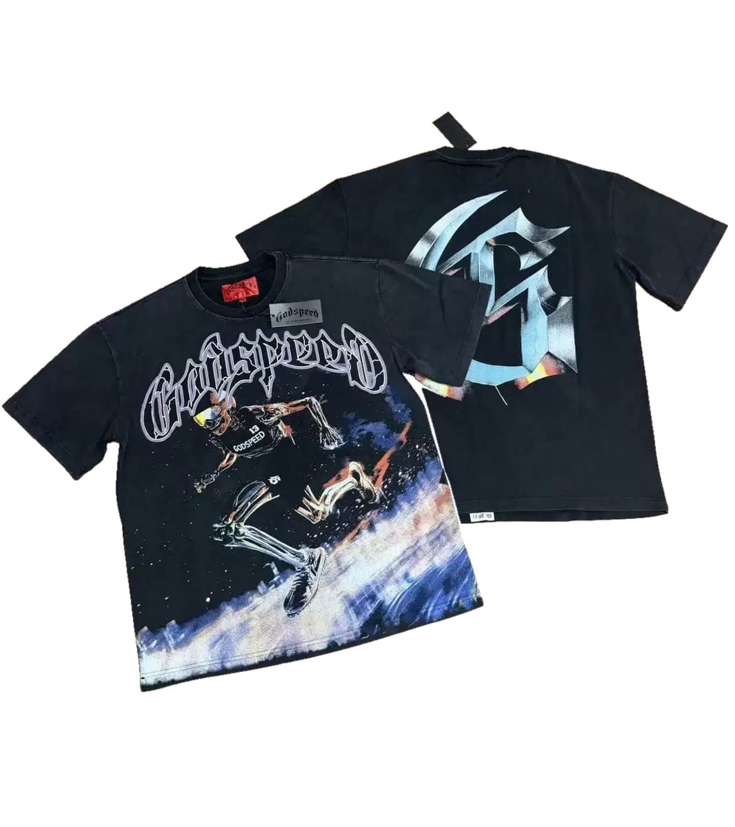 T-shirt Oversize GodSpeed - Snowboard - Black