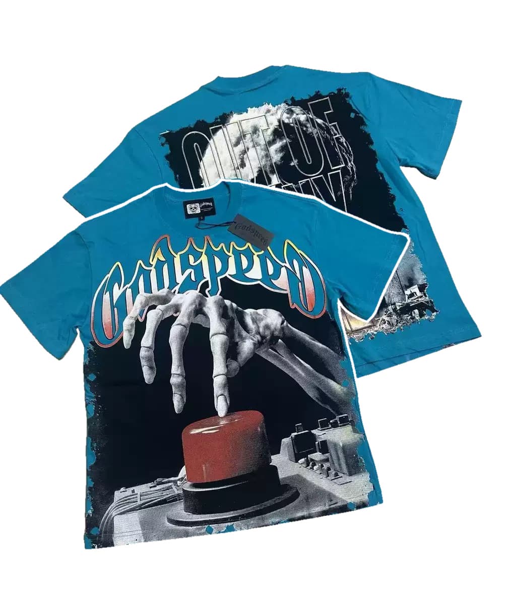 T-shirt Oversize GodSpeed - Sleight Of Hand - Blue