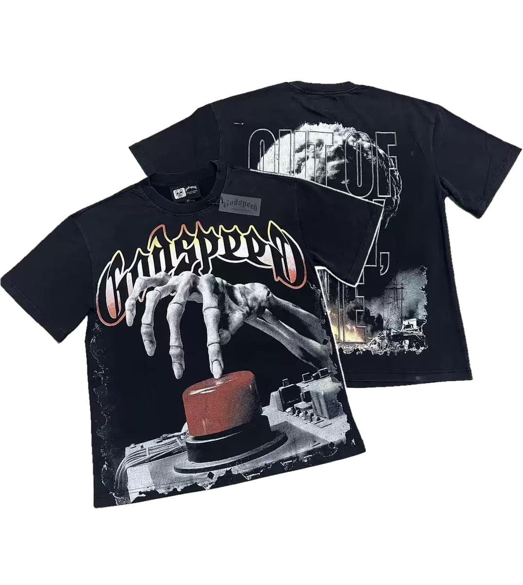 T-shirt Oversize GodSpeed - Sleight Of Hand - Black