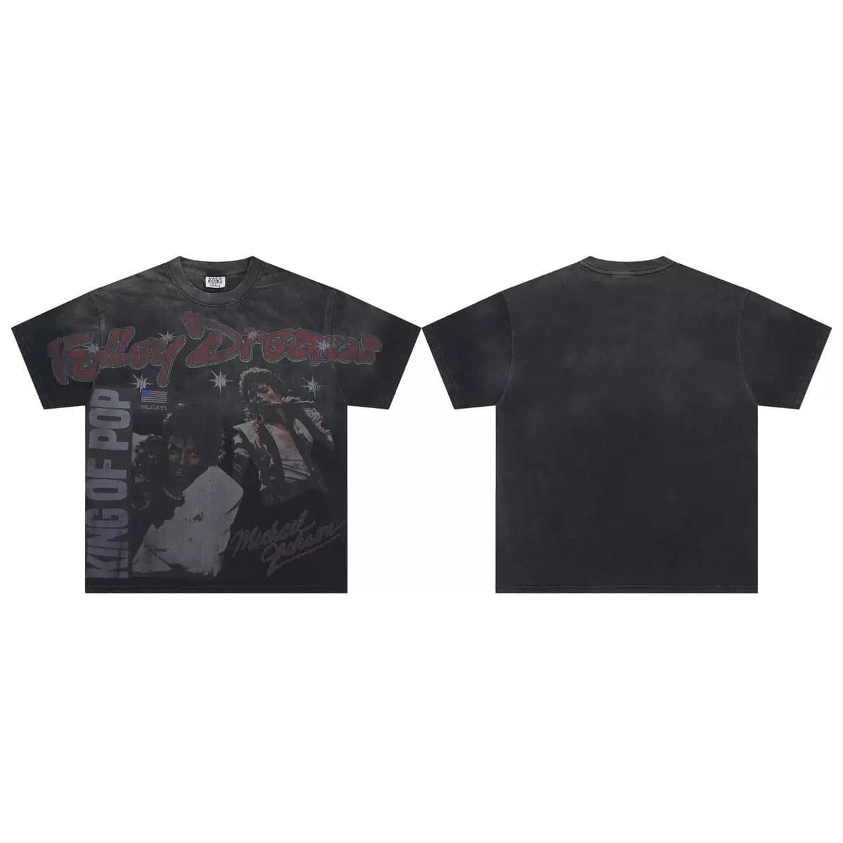 T-shirt Oversize Valley - Magazine Mind - Nero