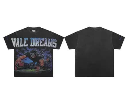 T-shirt Oversize Valley - Night City - Nero