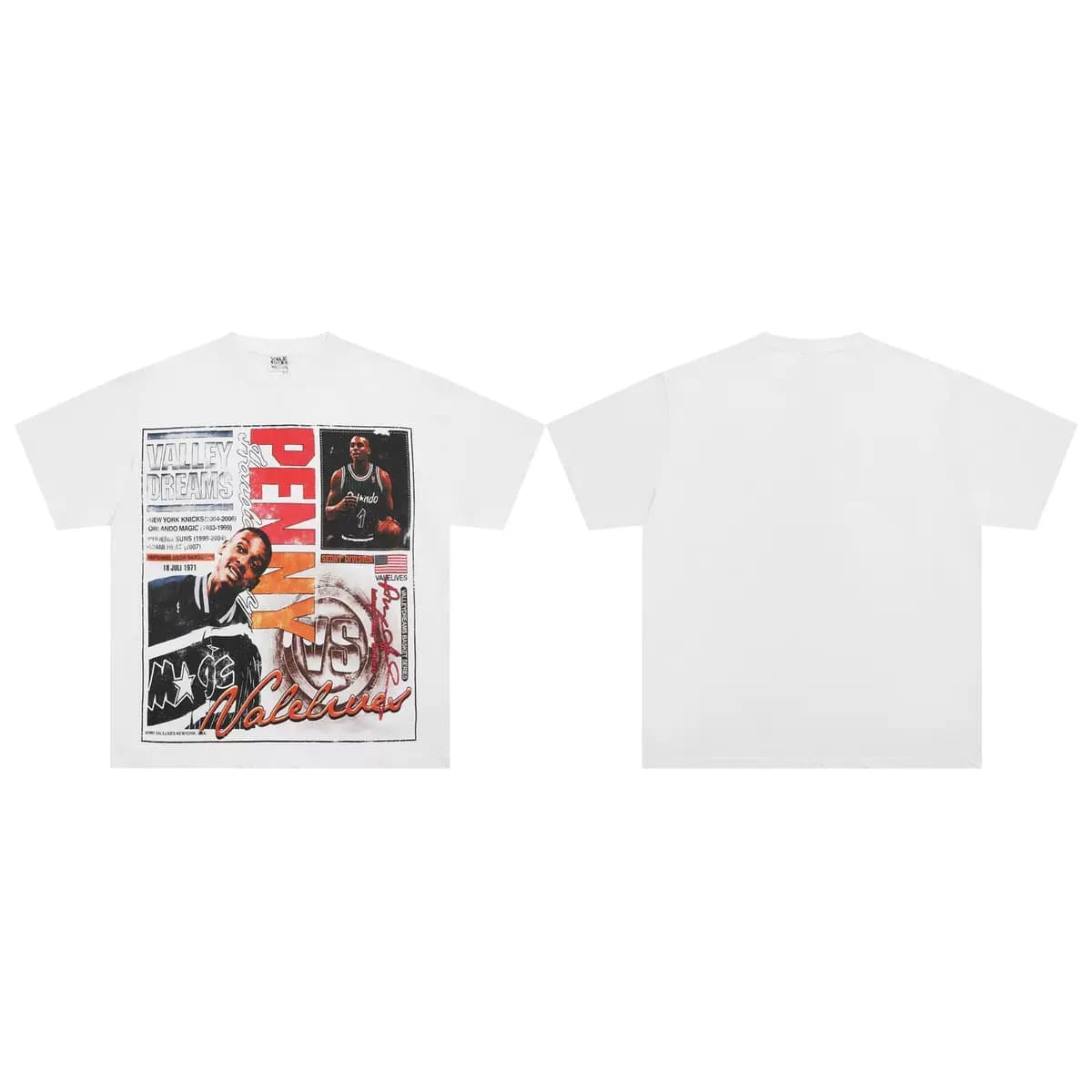 T-shirt Oversize Valley - Valley Dreams Film Poster - Bianco