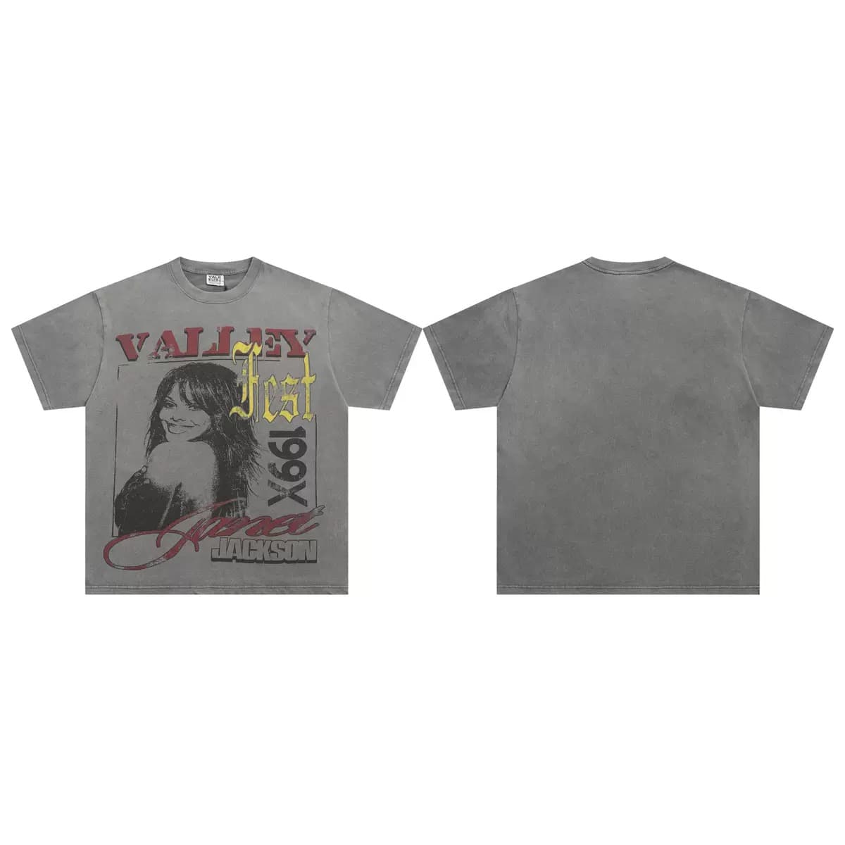 T-shirt Oversize Valley - Valley Sports 199X - Grigio