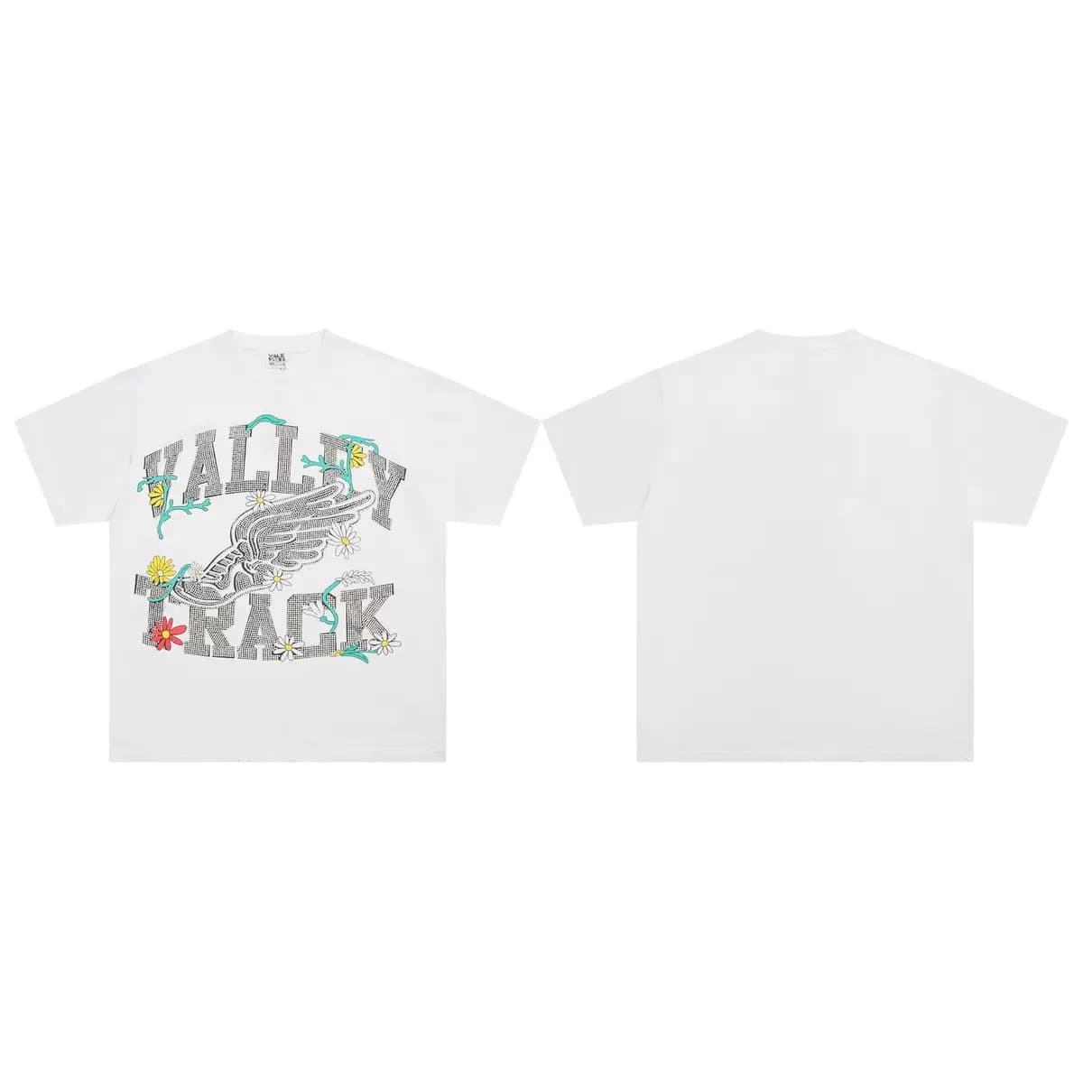 T-shirt Oversize Valley - Valley Dreams Tiger - Bianco