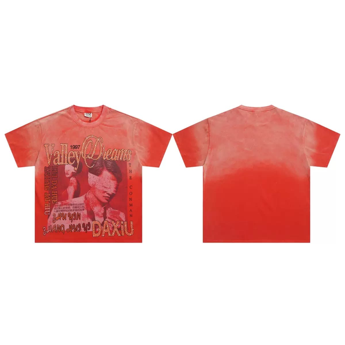 T-shirt Oversize Valley - Valley Dreams World Tour - Rosso