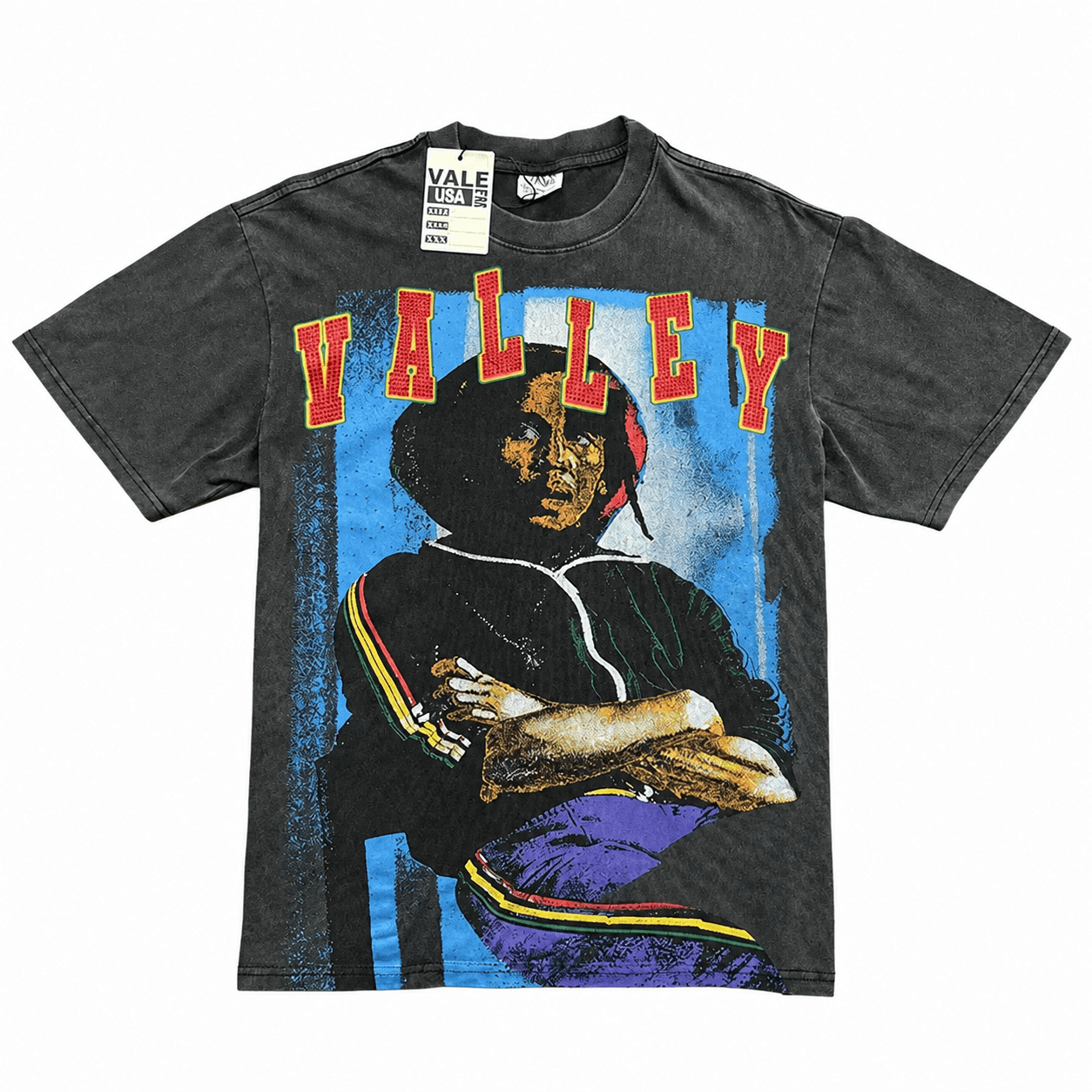 T-shirt Oversize Valley - Valley Basketball Legend - Nero
