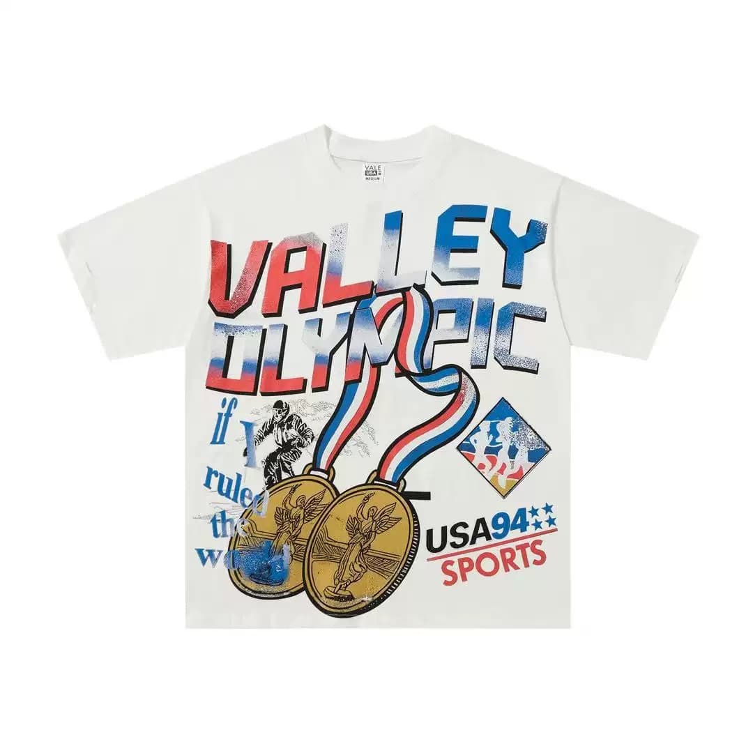 T-shirt Oversize Valley - Valley Olympic Medal - Bianco