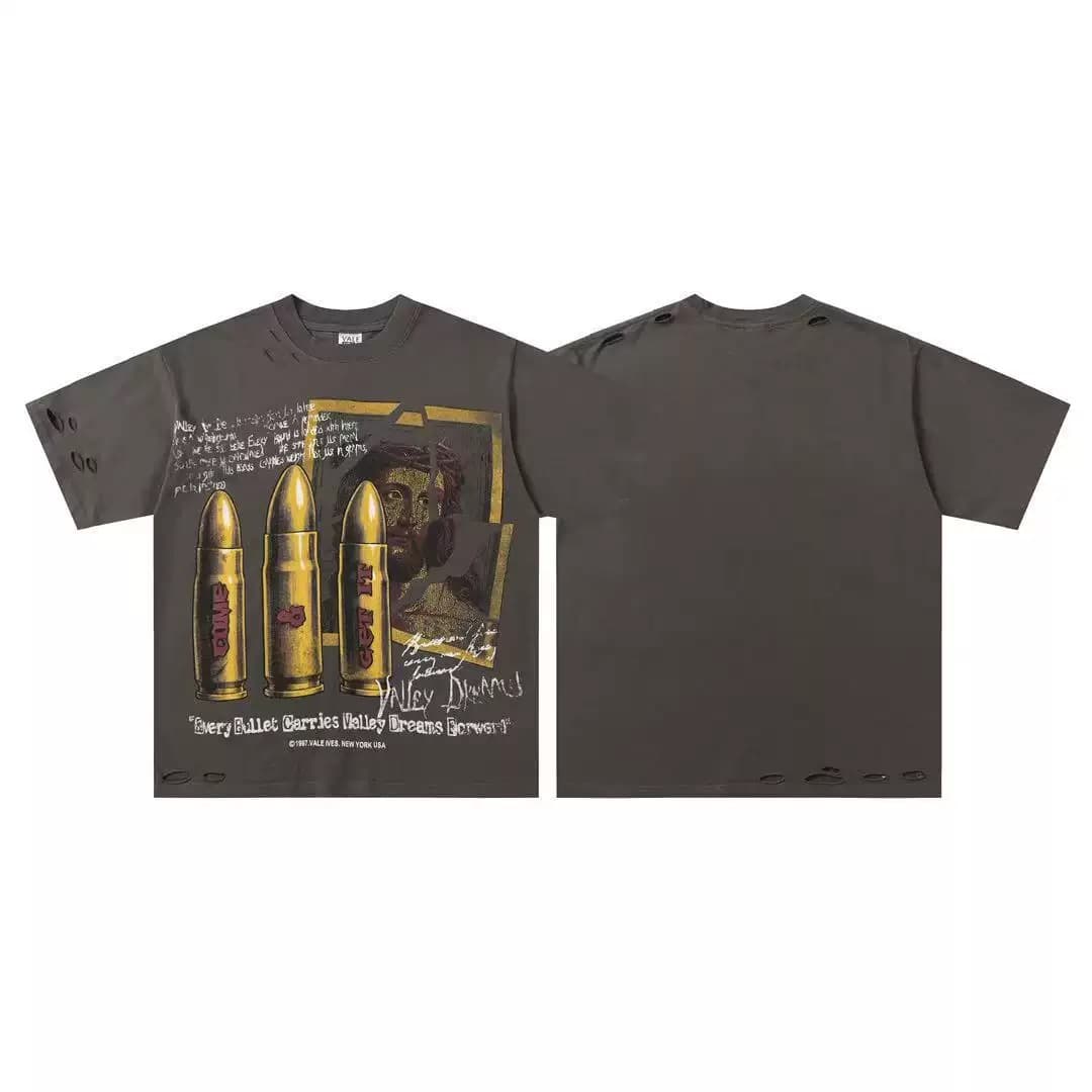 T-shirt Oversize Valley - Bulletproof Dreams - Marrone