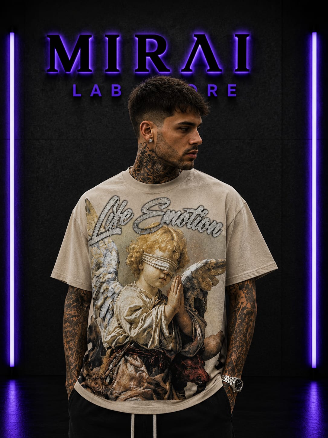 Guardian Prayer Tee – Sand