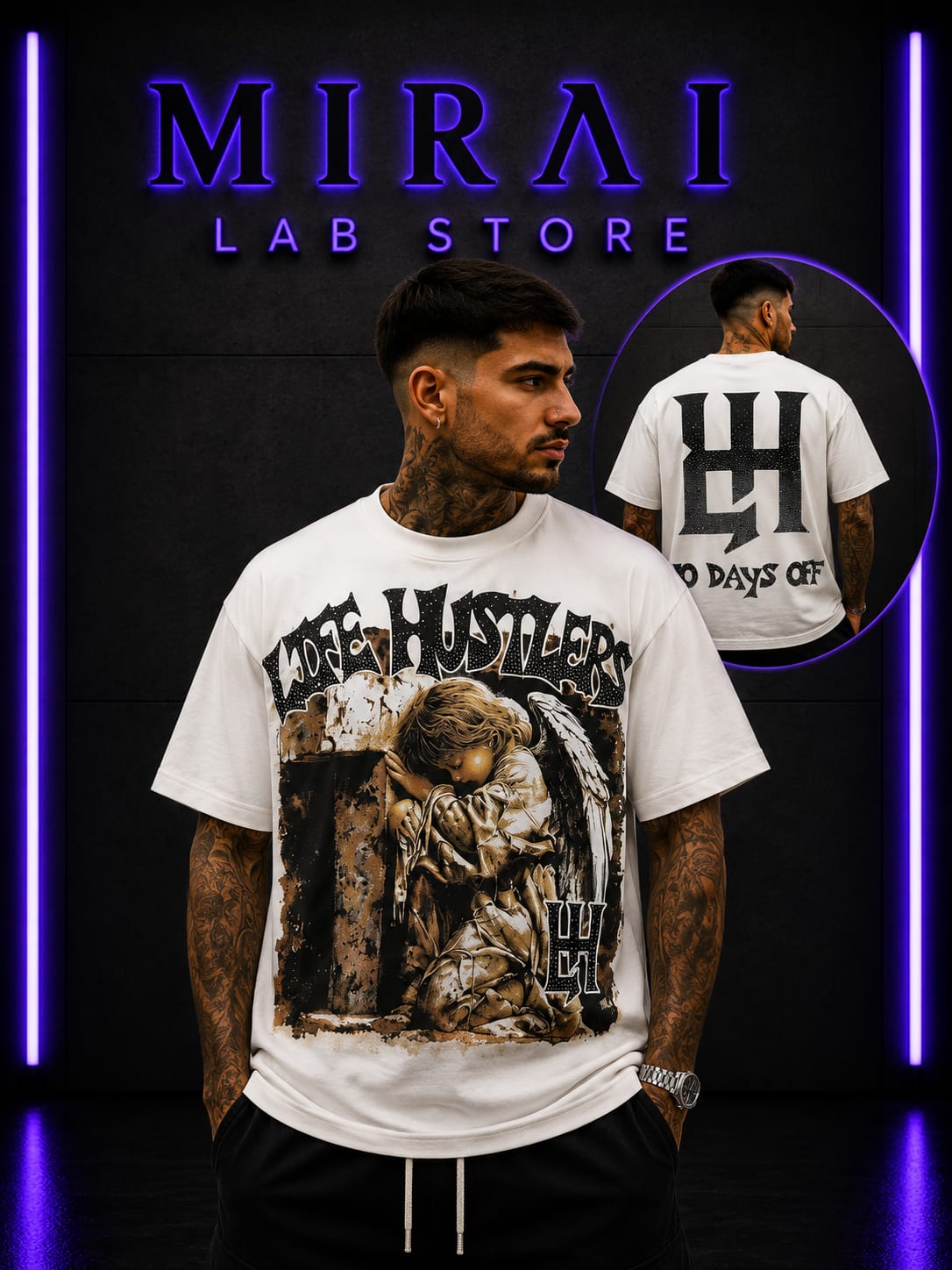 Hope Angel Tee – White