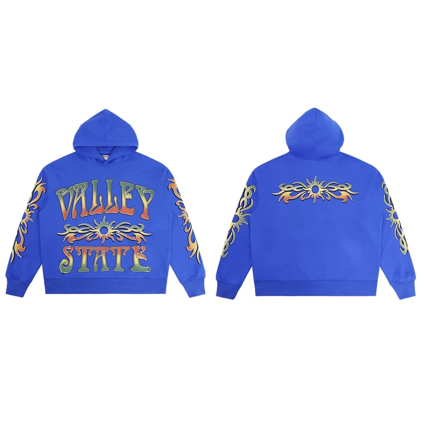 Valley State Graphic Hoodie - Blau