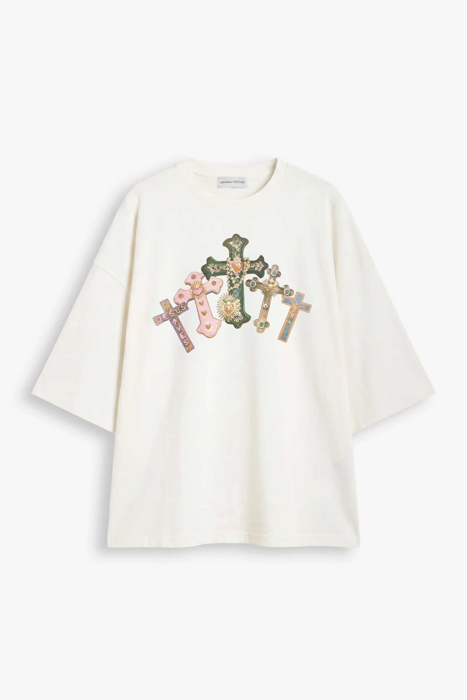 T-shirt Croci Color Panna