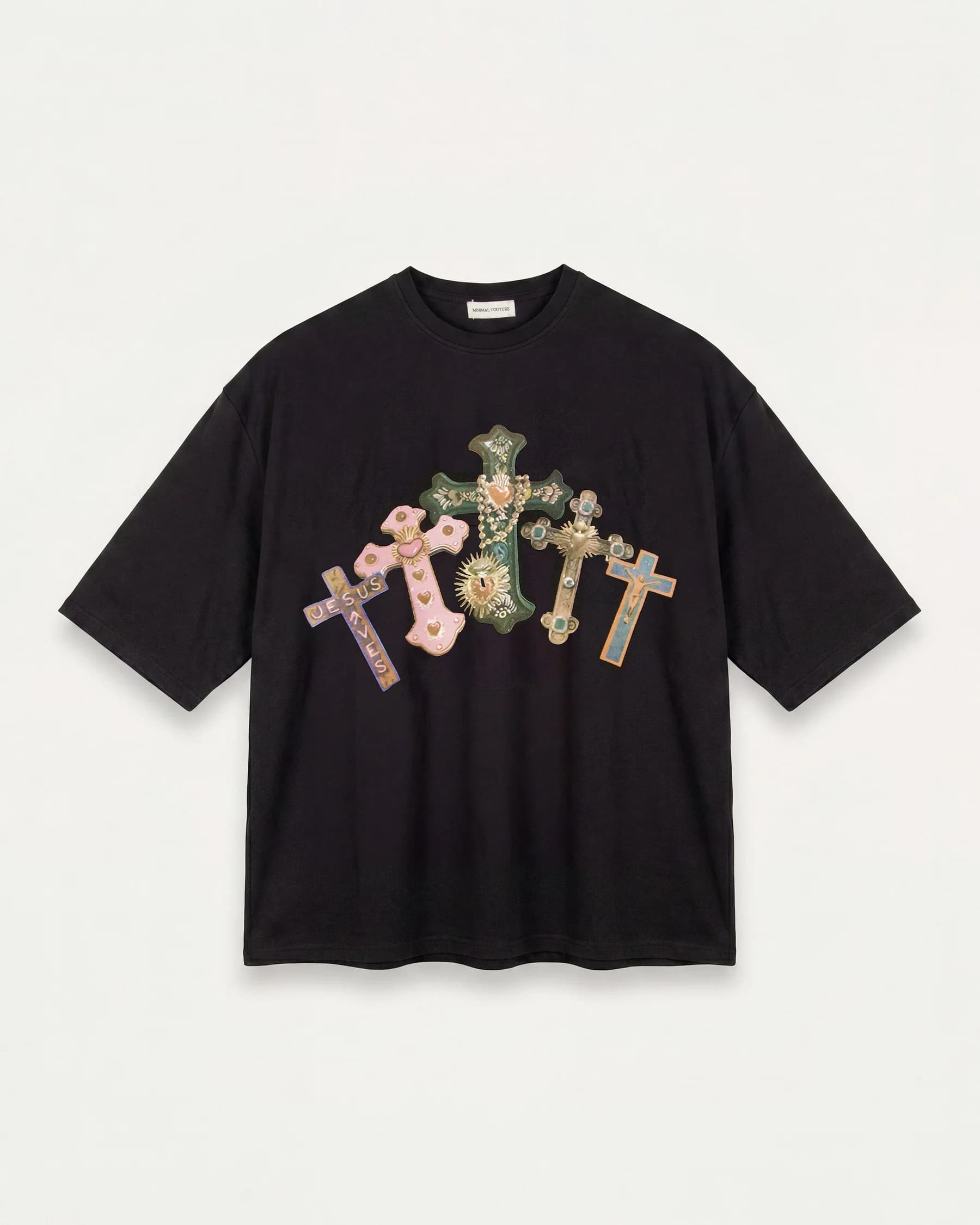 T-shirt Croci Color Black