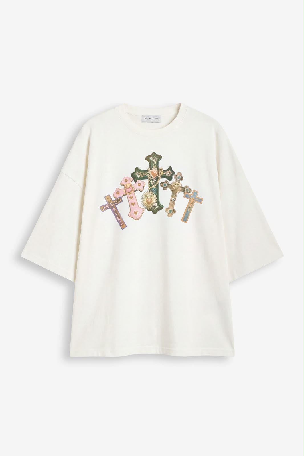T-shirt Croci Color Panna
